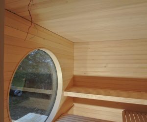 Garten Kubus Sauna Modulhaus